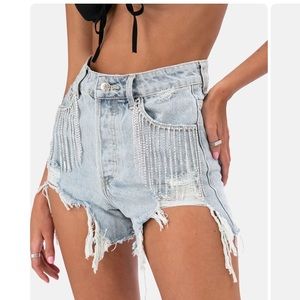 ADIKA RHINESTONE SHORTS